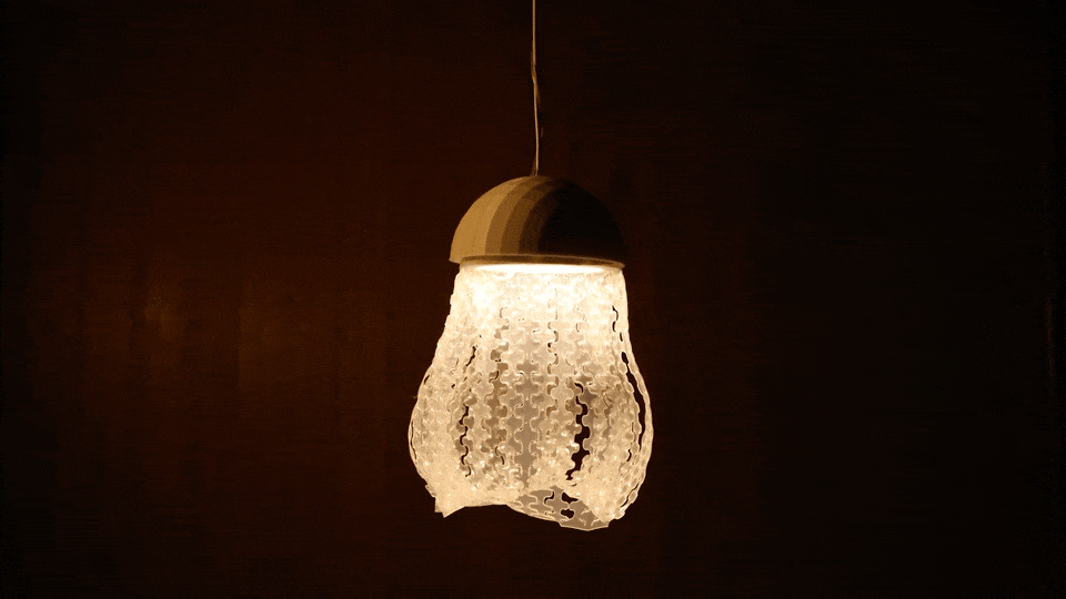 Animated breathable lamp